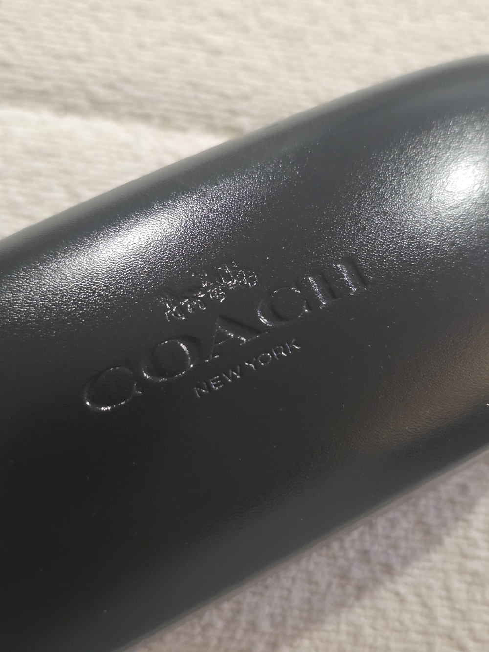 COACH New York Sunglasses Case - Black